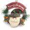 2017 Christmas Door Hanger Decoration Decorative Christmas Wreath Pine With Ornaments