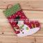 Adorable Christmas gift socks stocking with santa claus tree snowman elk chrismas xmas