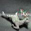 High quality hot sale brooch flashing modern fashion brooch for christmas
