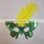 facial paper mask with feather half face mask PM-8