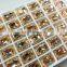Light Peach Rectangle Fancy crystal beads by Cabochon Cushion Cut