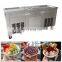 Fried Ice Cream Roll Machine With Panasonic Compressor / Ice Cream Roll Machine Philippines