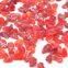 Wholesale 1-3mm Glass Aggregate Decoration Broken Red Crushed Glass