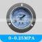Axial band edge Seismic pressure gauge YN60ZT Oil pressure / hydraulic / water pressure / air pressure 0-1.6MPA-60MPA gauge