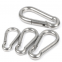 Stainless Steel Snap Hook Quick Link Hook For Keychain Carabiner  Spring Snap Clip