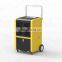 Hot Sale Metal Portable Dehumidifier With Big Wheels And Folding Handle