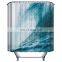 Custom Ocean Sea Star Patterns Mouldproof Shower Curtain Liner with Magnets