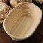 China Factory Oval Rattan Banneton Bread Proofing Basket with bakery tool