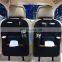 black color felt car seat back organizer