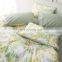 RawHouse Home textile plant yellow flower print cotton bedding set