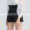 TWOTWINSTYLE Fashion Shorts For Women High Waist Straight Drawstring Loose Plus Size Cotton Casual
