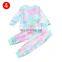 Autumn Children Kids Sleepwear Baby Pajamas Sets Baby Boys Tie-dye Print pyjamas Nightwear Girls Night Clothes Kids Clothing Set