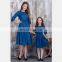 2019 NEW BOW Family mom and daughter matching dresses mom and me clothing (this link for girls,1-8years)