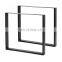 Galvanized polished ms steel iron square hollow tube for office desk frame metal table leg