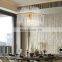 Luxury Glass Chandelier Gold Crystal Chandelier Pendant Lighting For Home Decor