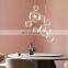 Modern Cear Bubbles Decorative Glass LED Hanging Pendant Light Chandelier