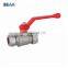 Brass compression fitting ball valve