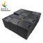 cribbing block crane foot pad with machined Logo and rough anti-slip surface