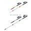 Rubber Grip 3 Sections Telescopic Trekking Pole Outdoor Walking Alpenstock Aluminium Alloy Hiking Stick