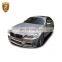 Fiberglass Front Rear Bumper Lip Side Skirts Fender HM Style Wide Body Kit For BNW 5 Series F10 M5