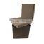 Contemporary Backrest Storage Stool Ottoman