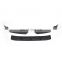 3PCS/SET Fiberglass Front Bumper Lip Spoiler for Audi A4 B9 SLINE S4 Sedan 4-Door 2017-2018
