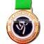 Custom promotion cheap high quality metal medal with ribbon