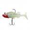 New Products 8.5cm 15g Sea Fishing Salt Water Head Soft Plastic Lead Fish Lures