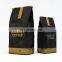 Free Sample Food Grade Ink Frosted Matte Printed Flat Bottom Pouch Coffee Tea Bags With Valve