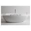 Hotel project home use freestanding black bathtub