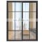 Double tempered glass 20 mm narrow frame aluminum sliding doors prices