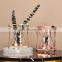 Flower Vases Plant Clear Modern Luxury Rose Gold Wedding Metal Nordic Crystal & Glass Flower Vases Decoration For Home Decor