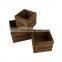 Rustic nesting mini milk bottles vintage wood crates gift box set of 3