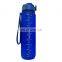 2021 ready to ship BPA FREE PETG Large 1L 32oz Motivational GYM Water Bottle with Time Marker & Straw