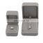 Factory wholesale custom grey velvet jewelry box and box for necklace