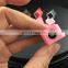 EPDM Seal ABS plastic peach heart car tire valve stem caps