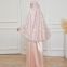 Byshanel Eid New Middle East Islamic Dress Plus Size Dubai Thobe Prayer Modest Abaya Khimar Niqab Jilbab One Piece Telekung Indonesia Prayer Dress for Women