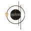 Luxury Black And Gold Round Wall Lights European Decorative Hanging Bedroom Bedside Wall Lamps