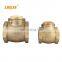 LIRLEE Durable Water Use Bronze Forged Brass Non Return Swing Horizontal Check Valve for Water Supply Pipe System