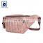 Exclusive Range of Fashion Designer Anthracite Fitting Zipper Closure Type Genuine Leather Waist Bag for Women