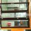 AS2047 Australia standard outward opening double tempered glazed aluminium bi fold window fold up glass window