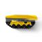 yellow color high precision control tank tracked robot chassis tracked vehicle for sale