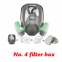 Full face gas and dust mask