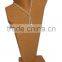 Customize wholesale display stands paper twine bust jewelry necklace display A-7