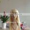 1 piece MOQ human hair wig, top quality blond wig natural full lace wig
