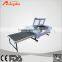 Left Right Moving Table Portable Laser Engraving Machine For Garment Franric Leather Paper