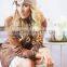 Fashion Cute Bowknot Flower Plain Knitting Lady Women Headband