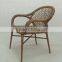 Cheap patio balcony furniture outdoor rattan bistro chair with indonesia style