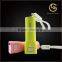 Trade assurance 2016 hot sale very light weight portable battery power bank 2000/2600mah with led light CE/RoHS/MSDS as gift