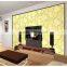 TV backgournd wall mirror/golden decorative background wall mirror glass